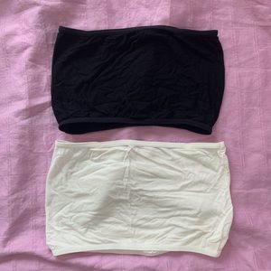 Completely NEW black & white bandeau top